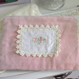 Pink Velvet Purse: vintage haberdashery