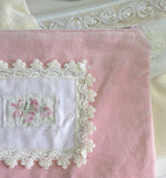 Pink Velvet Purse: vintage haberdashery