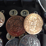 Copper Half Penny cufflinks