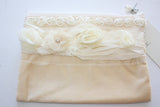 Dreamy Creamy Velvet Clutch: vintage haberdashery