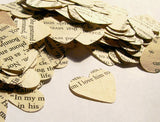 Paper Heart Confetti: hearts or doves